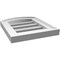 Ekena Millwork Arch Top Surface Mount PVC Gable Vent: Non-Functional, w/2"W x 1-1/2"P Brickmould Frame, 12"W x 12"H GVPAR12X1202SN - alternate 2